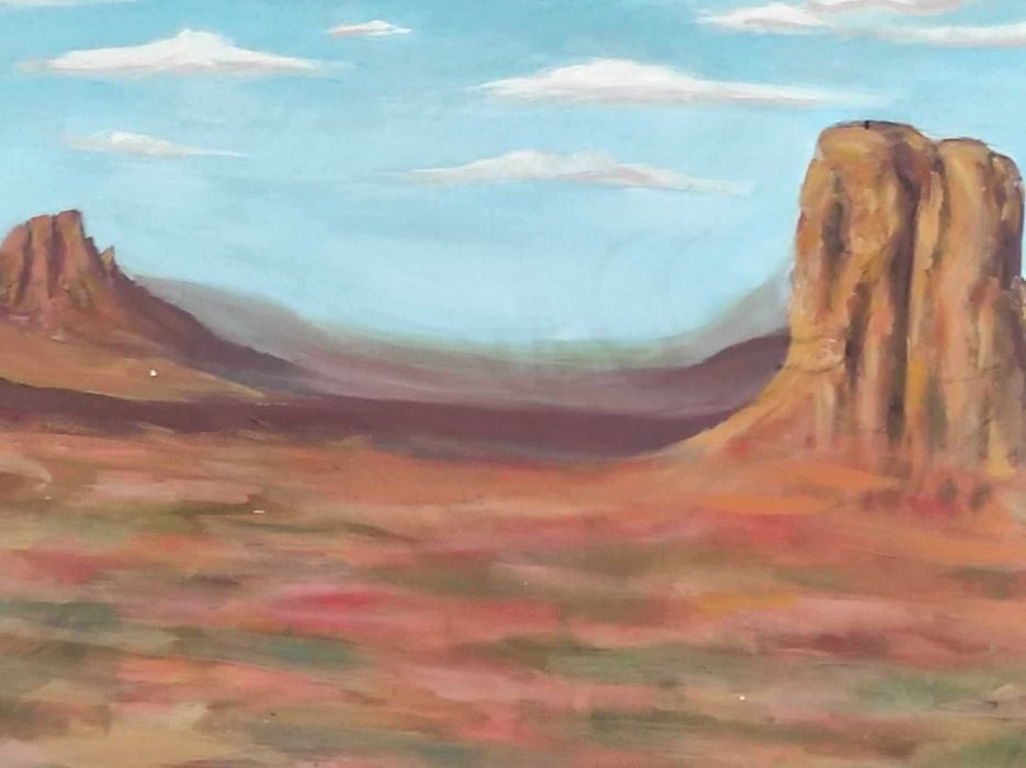 Obraz olejny na płótnie "Ameryka"