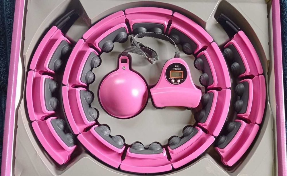 Hula hop z obciążeniem i licznikiem