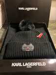 Zestaw prezentowy czapka szalik Karl Lagerfeld