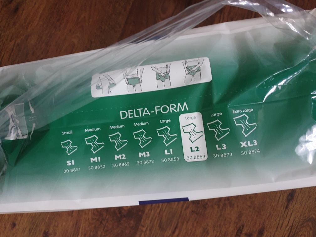 Pampersy pieluchomajtki dla dorosłych L 2 Delta form duze