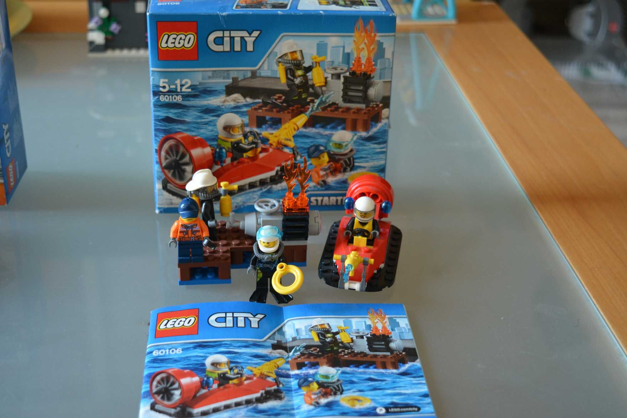 Klocki Lego City numer 60106 i 60213 - strażacy wodniacy :)