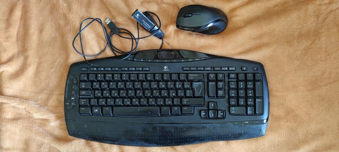 Бездротова клавіатура і мишка logitech mx 3200
