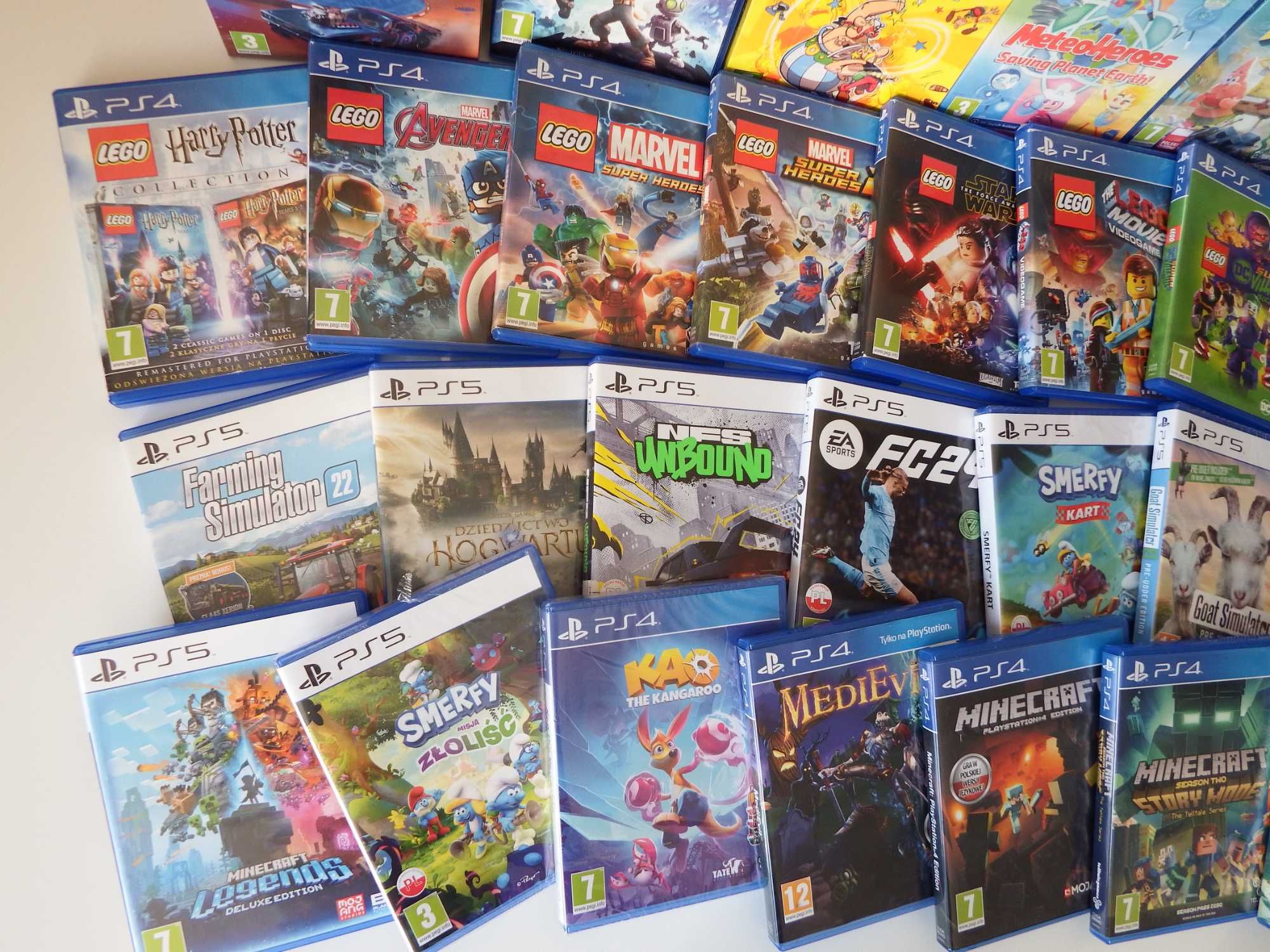 MINECRAFT PL PS4 / PS5 gry DLA DZIECI Sony Playstation PS4 + PS5