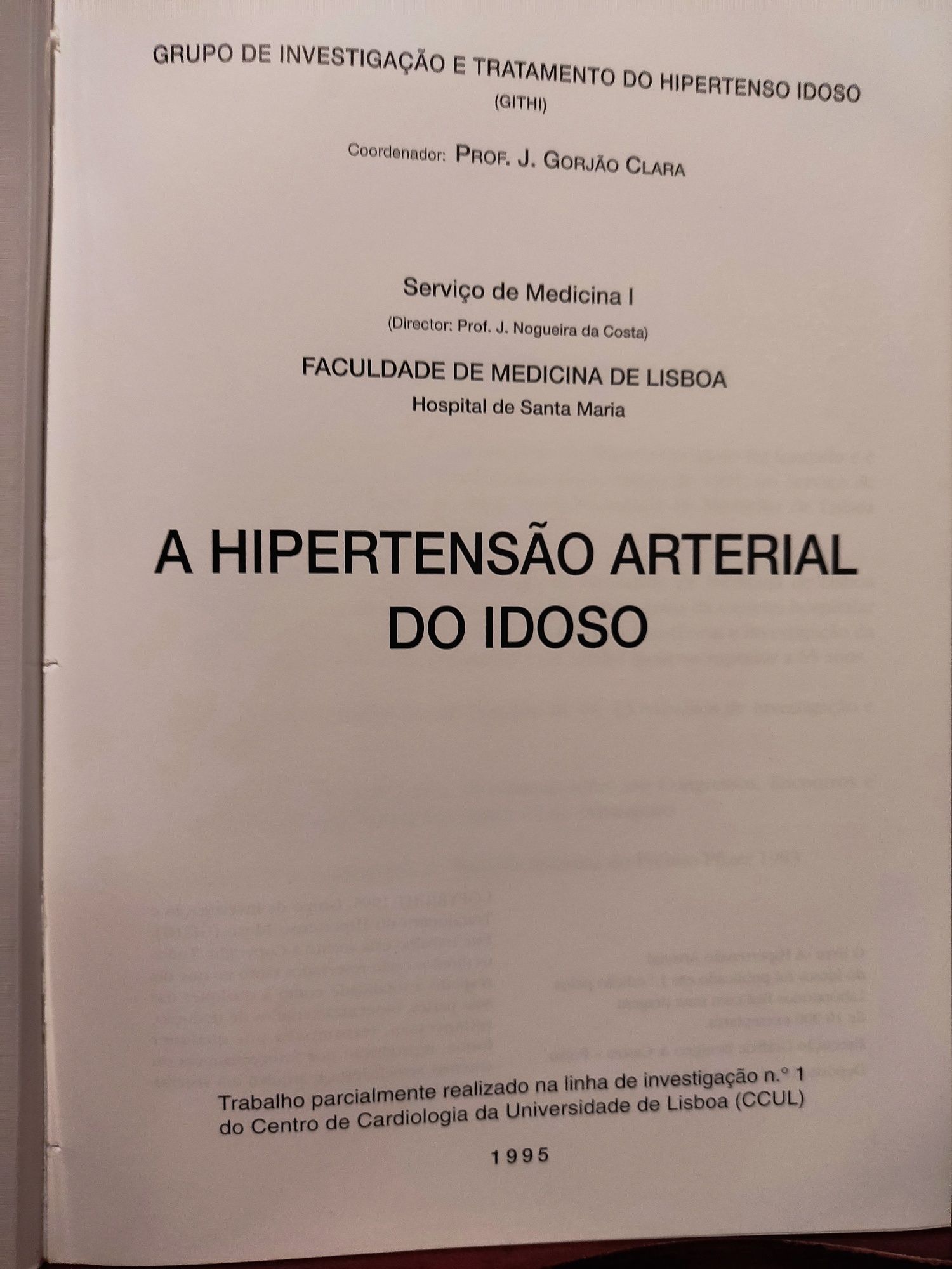 Livro A Hipertensão arterial do idoso