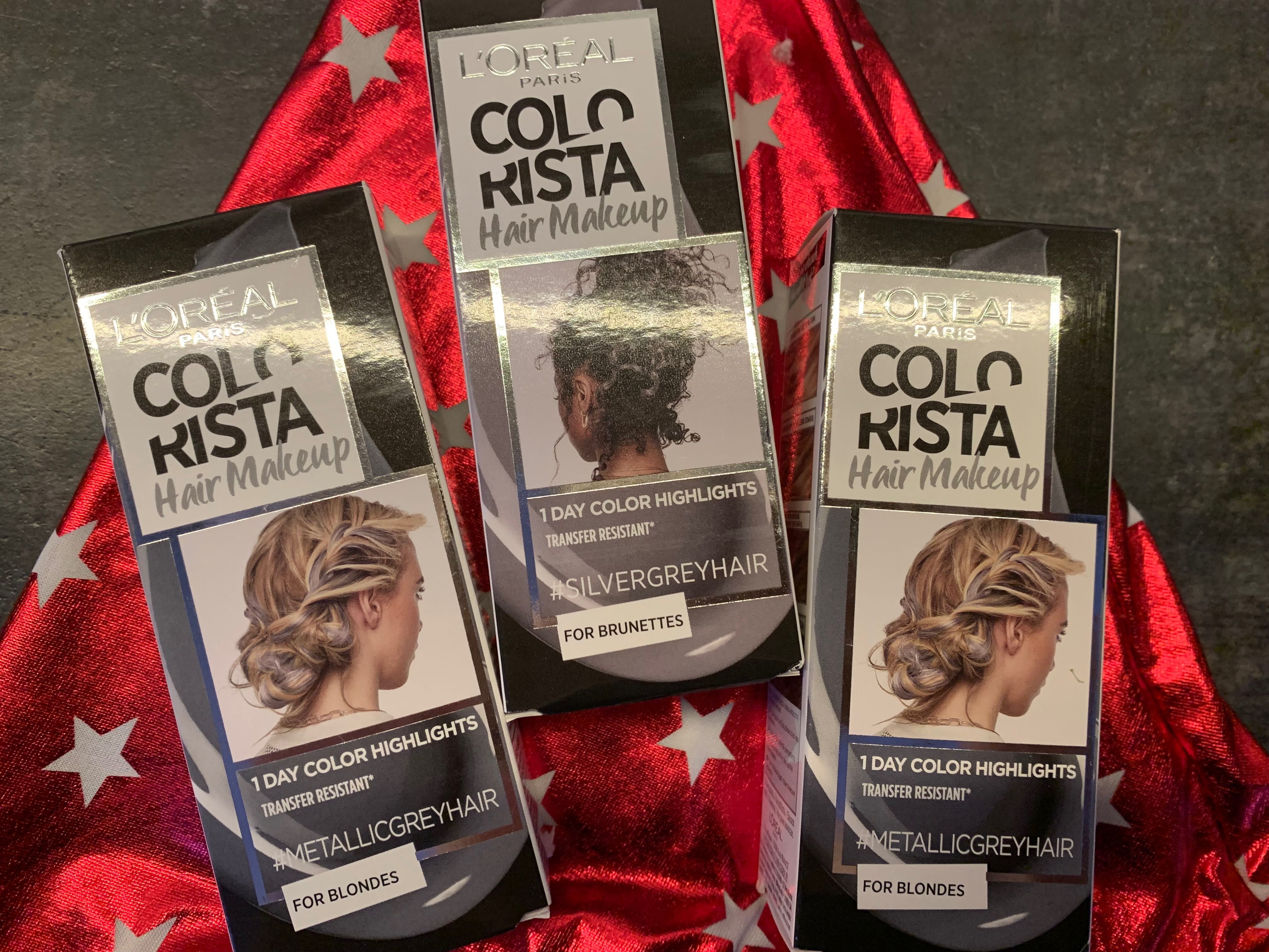 L’Oréal Paris Colorista Hair Makeup farba do włosów srebrna