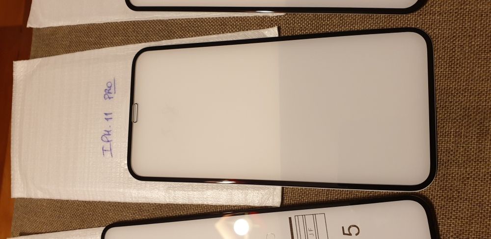 Pelicula de vidro 5D iphone 11, iphone 11 pro e iphone 11 pro max