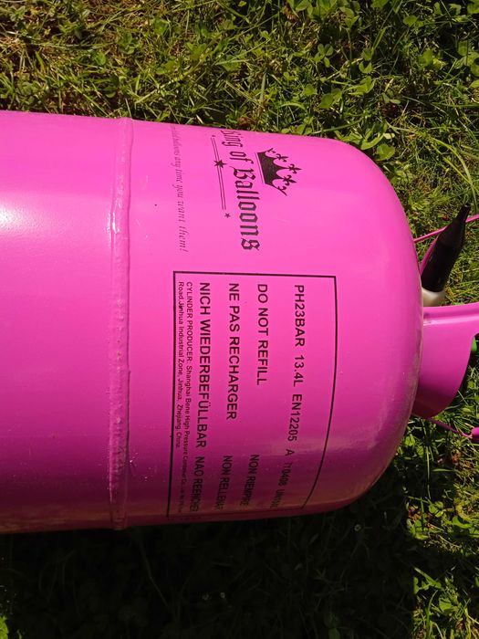 Butla na gaz HEL do napelninania balonow