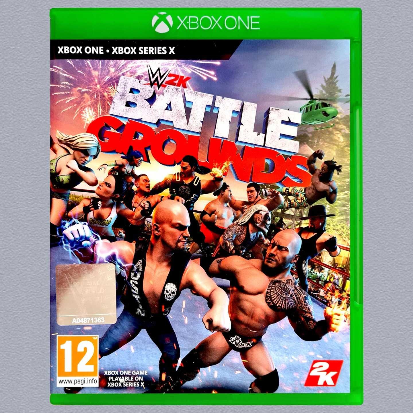 WWE W2K BattleGrounds Xbox One Pudełko Wrestling W Angielska