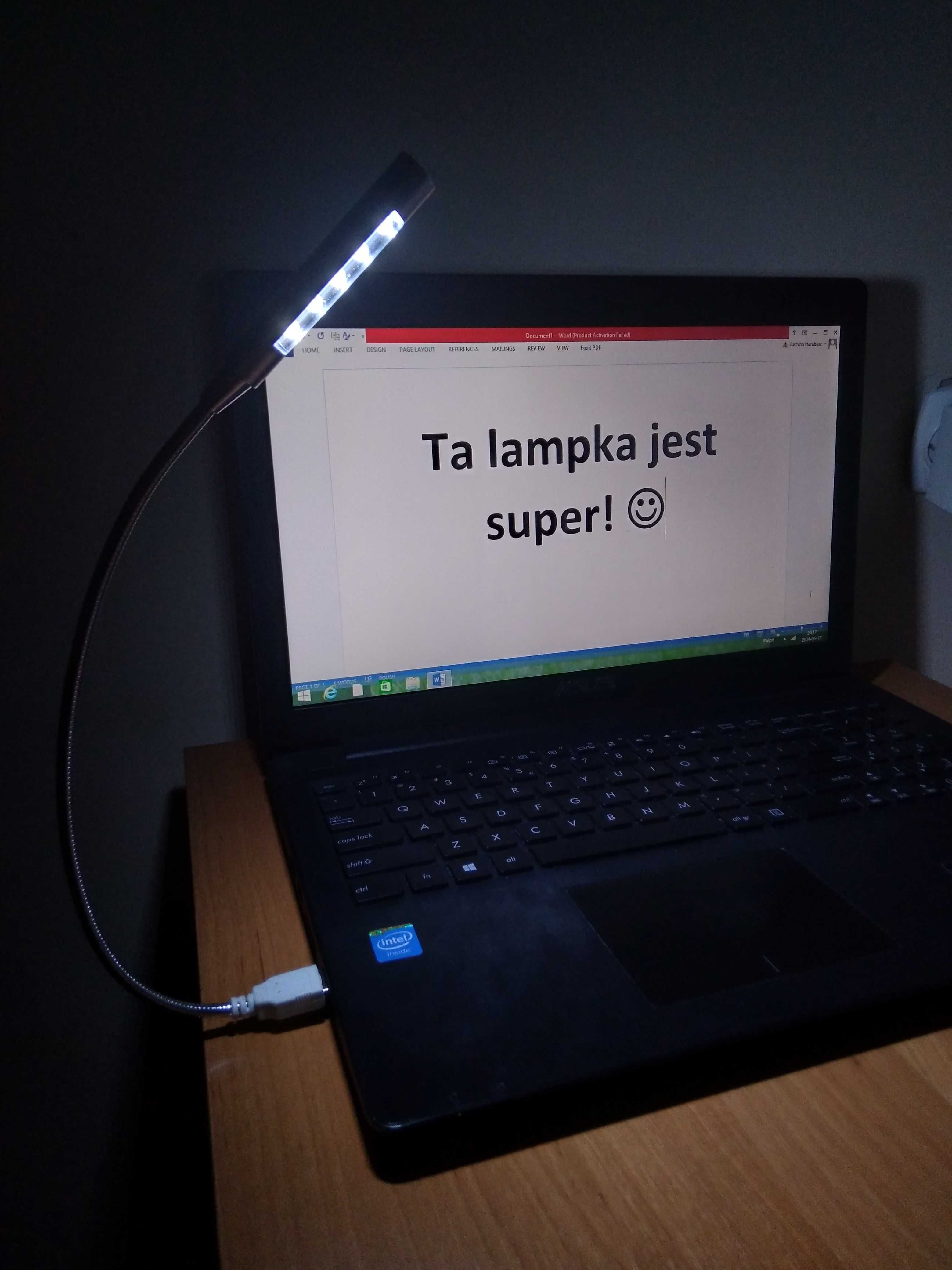 Nowa lampka do laptopa USB
