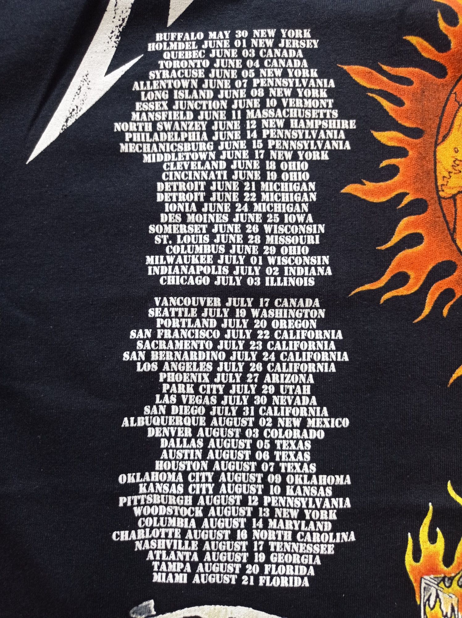 Oryginalna koszulka t-shirt METALLICA z oficjalnego sklepu za 1/3 ceny