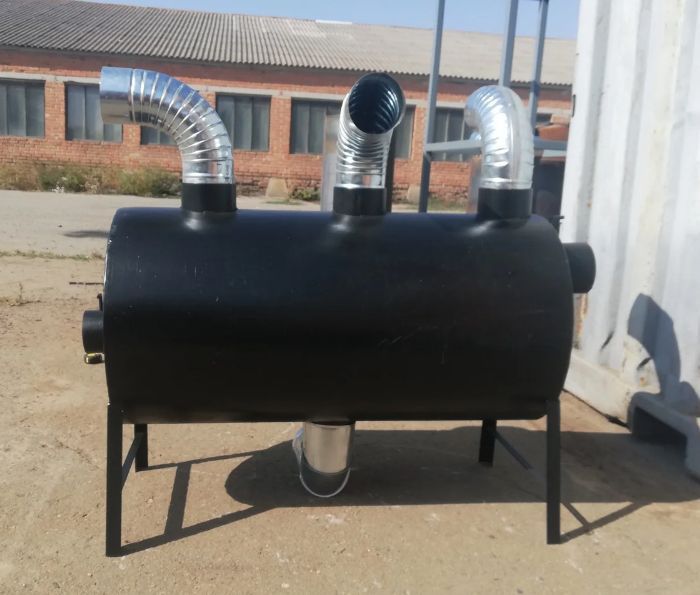 ВЕЧНАЯ 6 ММ! 570м3! с ОБДУВОМ! Печь Буржуйка Булерьян Poltavka EXTRA