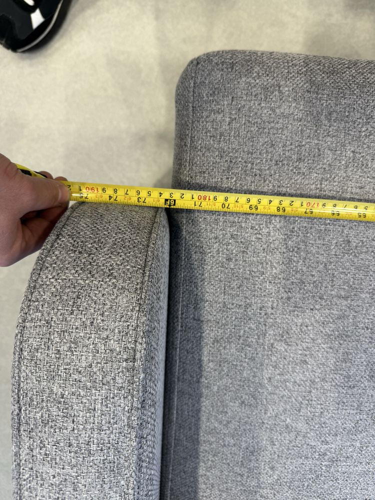 NOWA VOX Sofa 2 osobowa piekna 140 dluga unikalna szara