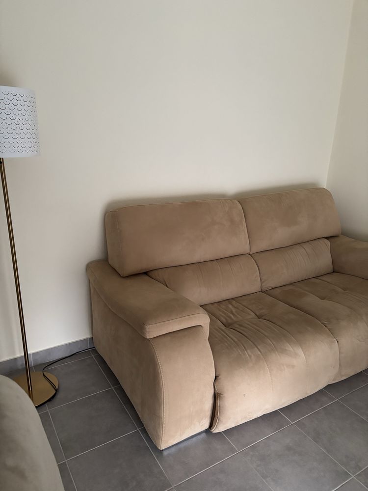 Sofá Castanho 3 lugares