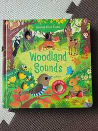 Książeczka dźwiękowa angielski Usborne Sound Books: Woodland Sounds