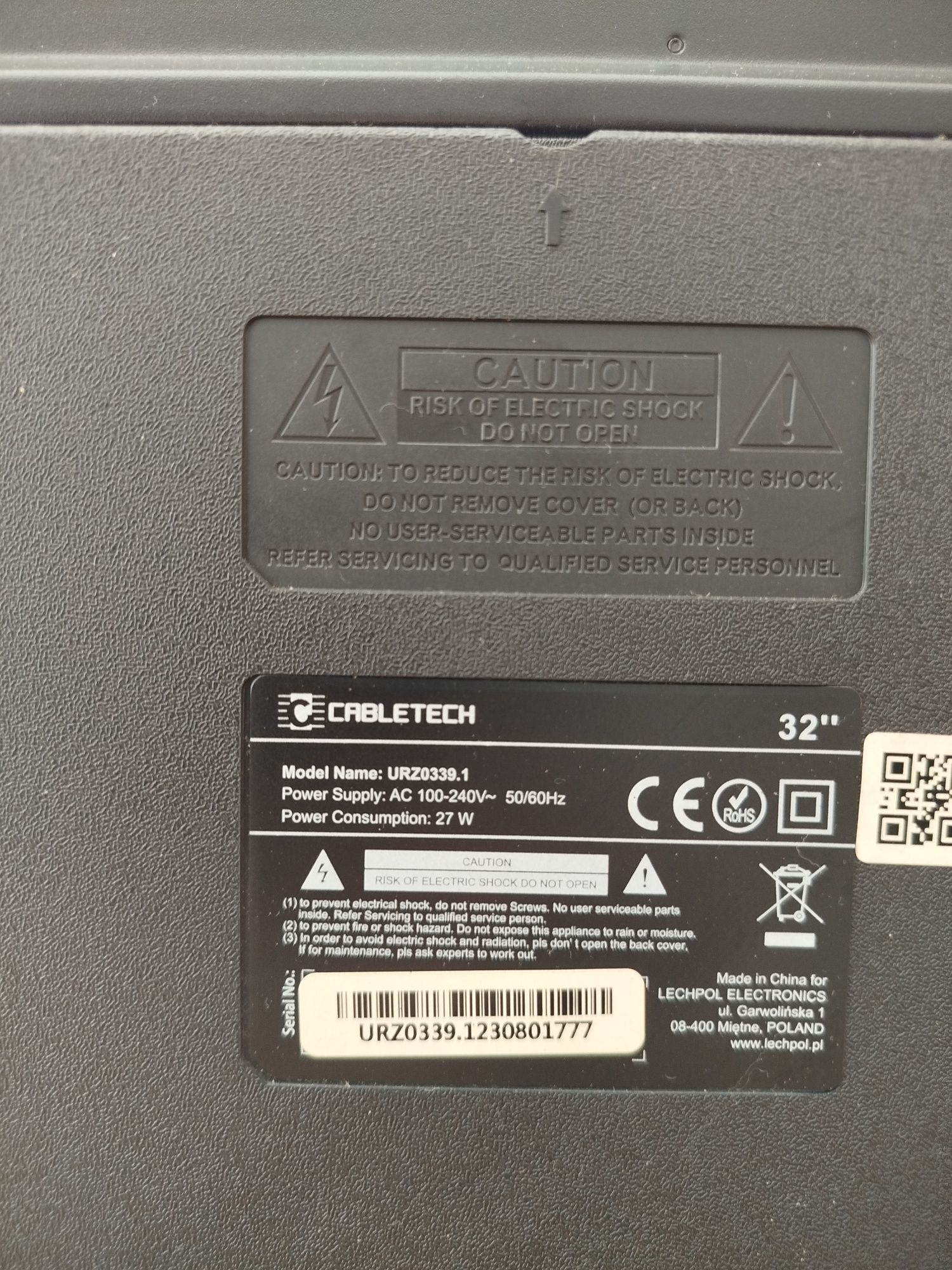 Telewizor Cabletech 32" DVB-T2