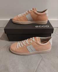 Nowe buty Ecco 38 sneakersy trampki brzoskwiniowe peach wiosna