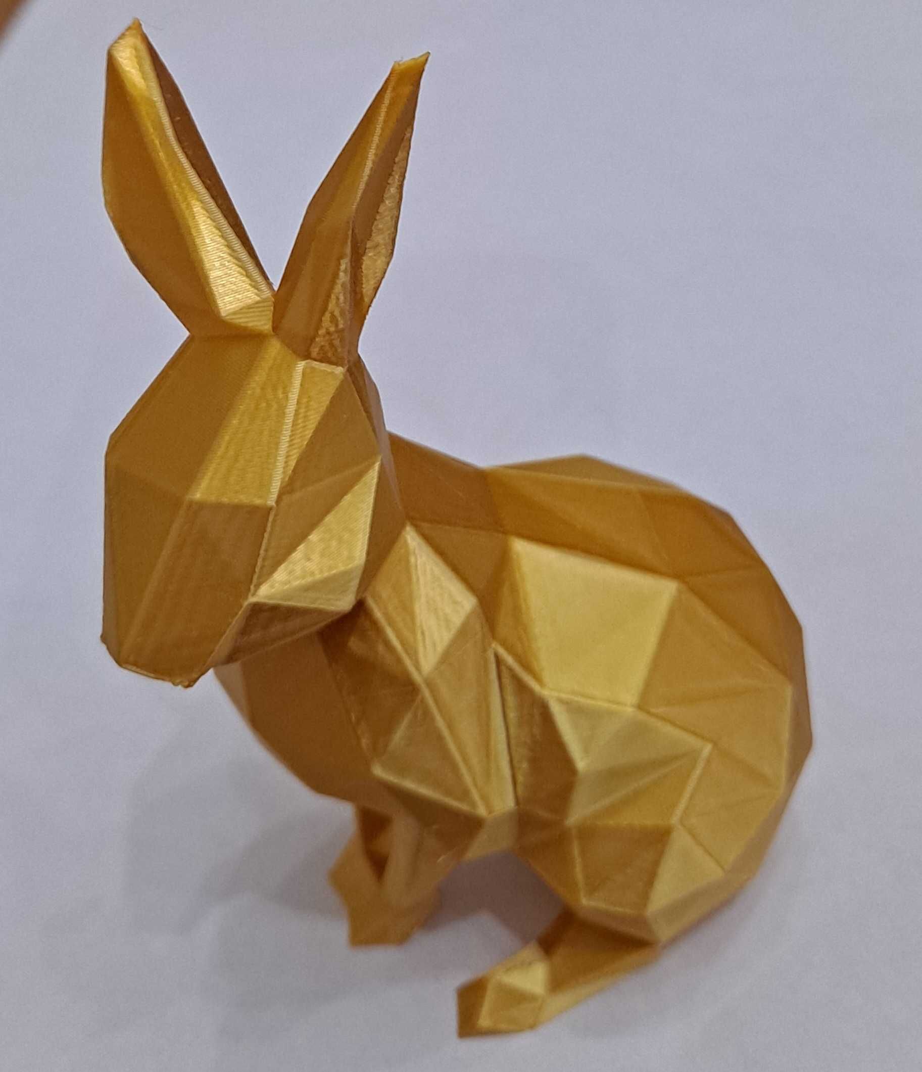 Figurka zajączka wysokość wydruk 3D.
