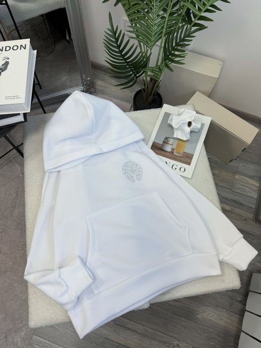 Худі на флісі оверсайз