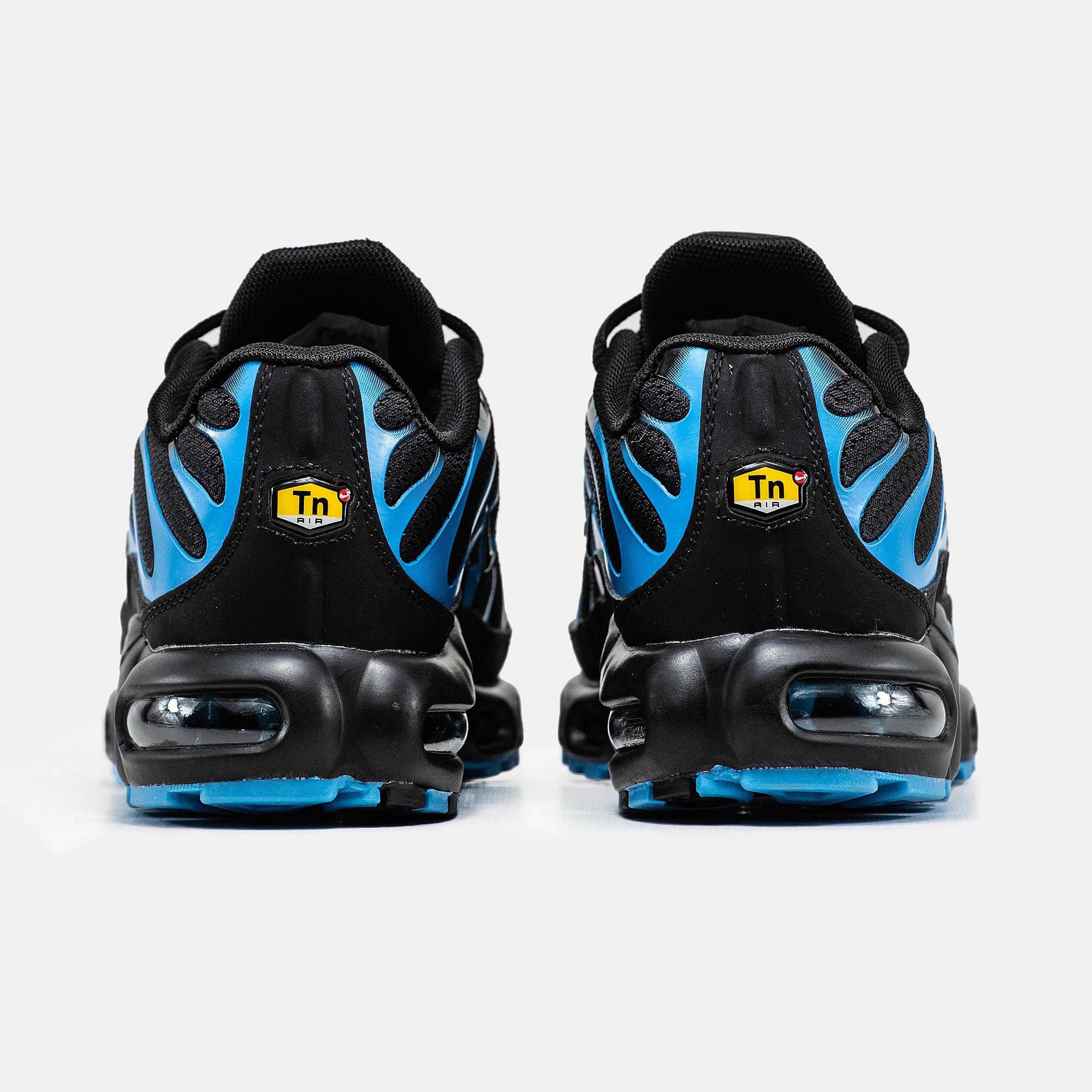 Мужские кроссовки Nike Air Max Tn Plus black&blue. Размеры 40-46