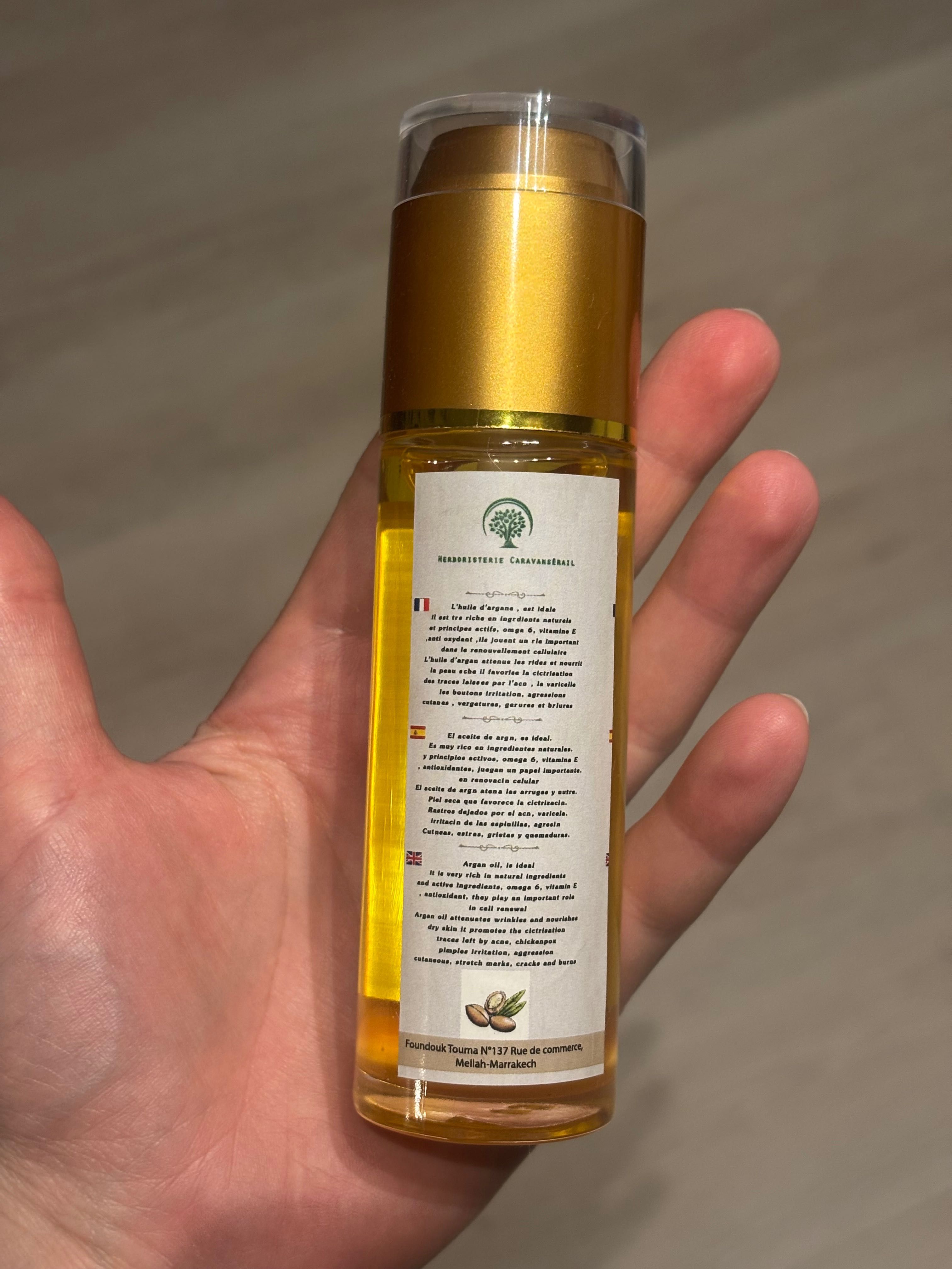 Bio Olej arganowy z Maroko do skóry, wlosów i paznokci 100ml