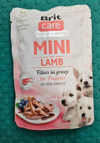 Brit care mini pouch puppy lamb 10x85g