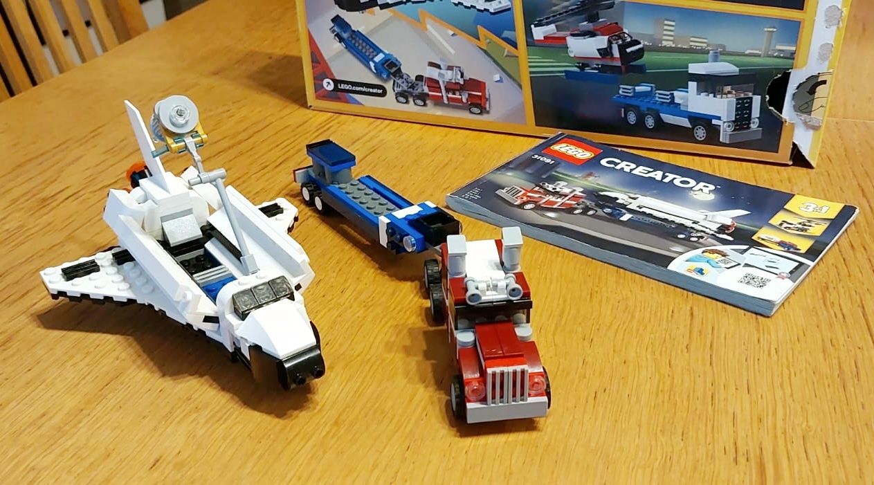 LEGO 31091 Creator 3 w 1 Transporter promu