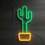 Neon led kaktus 33cm