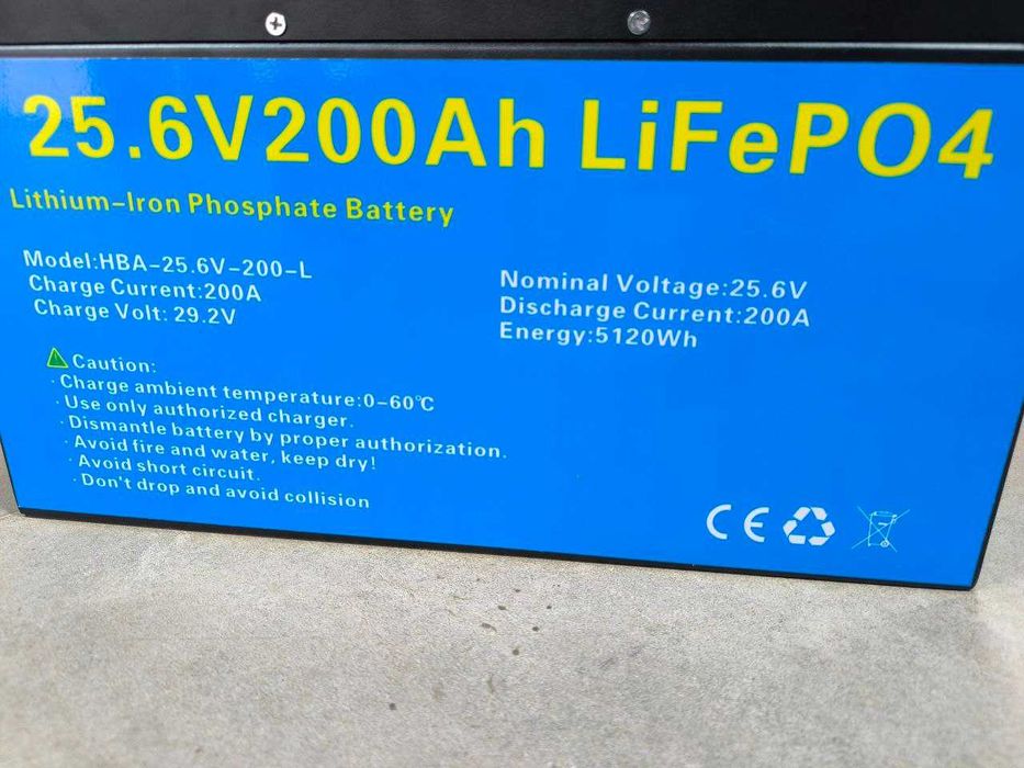 Акумуляторна батарея LiFePO4 25.6V (24V) 100AH в наявності