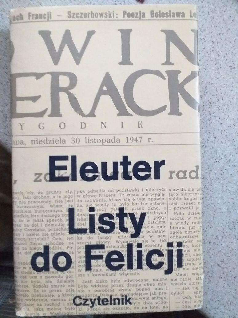 Jarosław Iwaszkiewicz Eleuter Listy do Felicji Czytelnik 1979