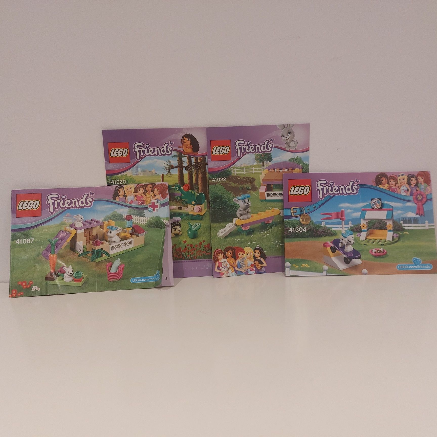 Lego friends 5 zestawów klocków ze zwierzętami