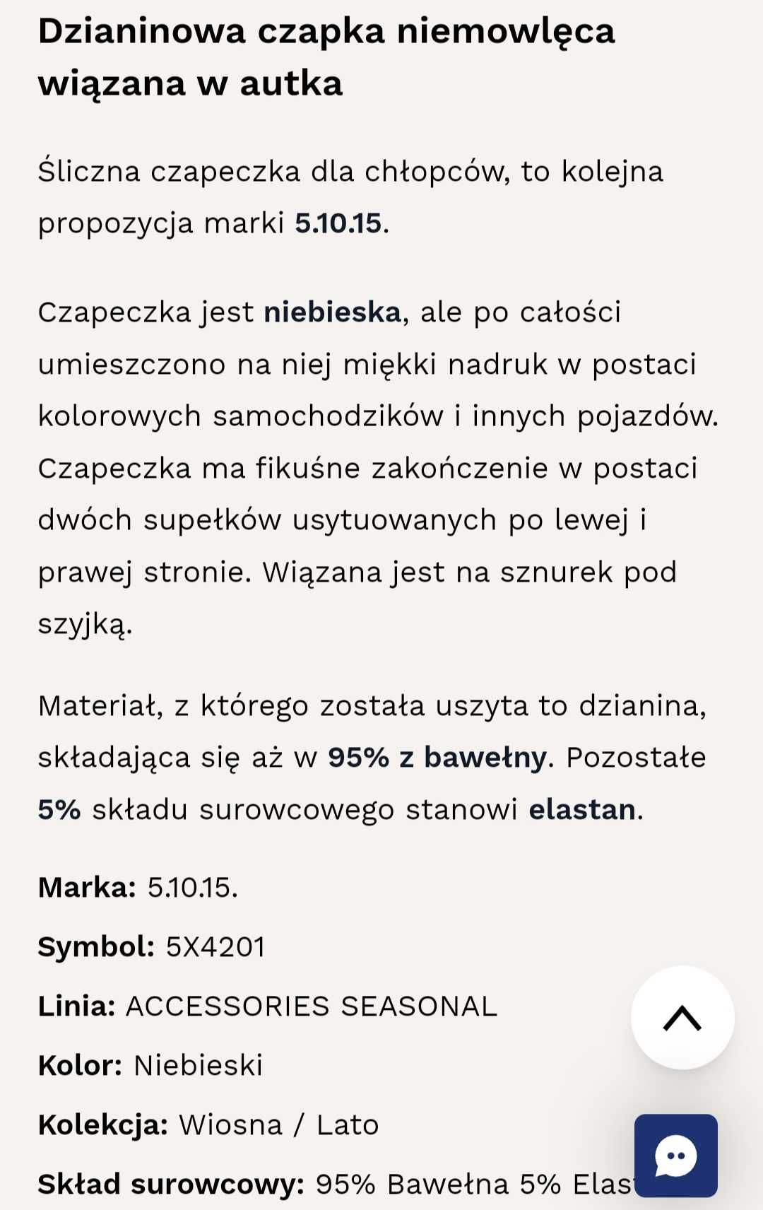 Czapeczki dla bliźniąt Nowe z metką 5.10.15 r 40/42