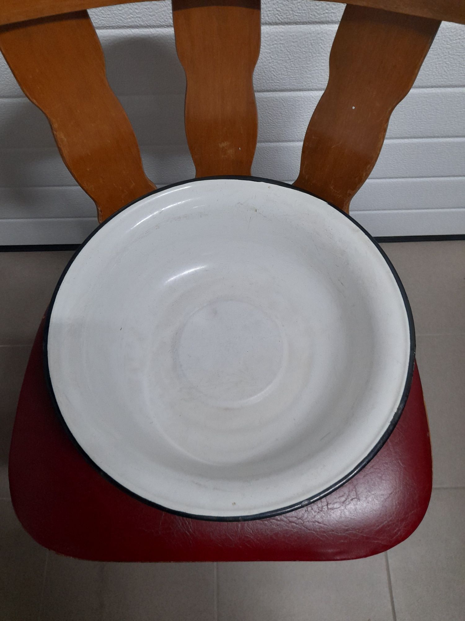 Stare miski emaliowane prl