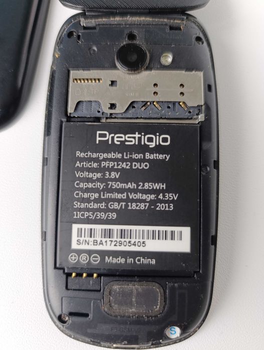 Мобільний телефон PRESTIGIO 1242 Duo Grace B1 Black