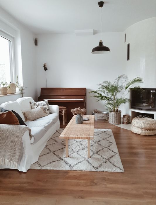 Ława stolik Ikea Stockholm 2017 rattan