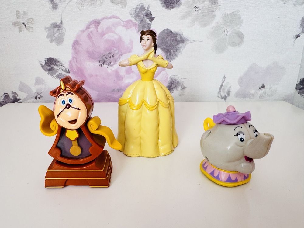 Figurka,zabawki McDonald’s Beauty & The Beast, Piękna i Bestia,vintage
