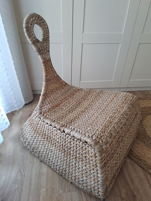 Fotel bujany ogrodowy boho Ikea + dywanik gratis