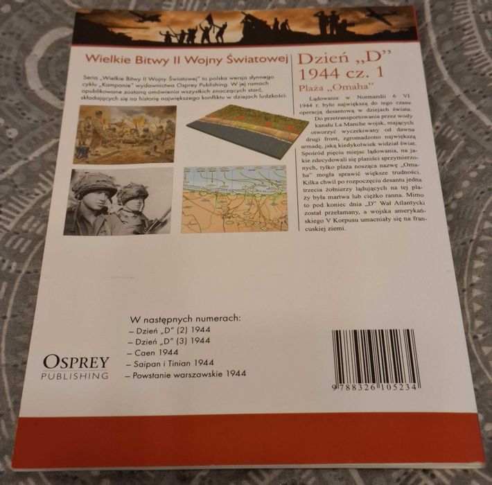 Wielkie bitwy II Wojny Światowej Dzień D 1944 Część 1 Plaża Omaha DVD