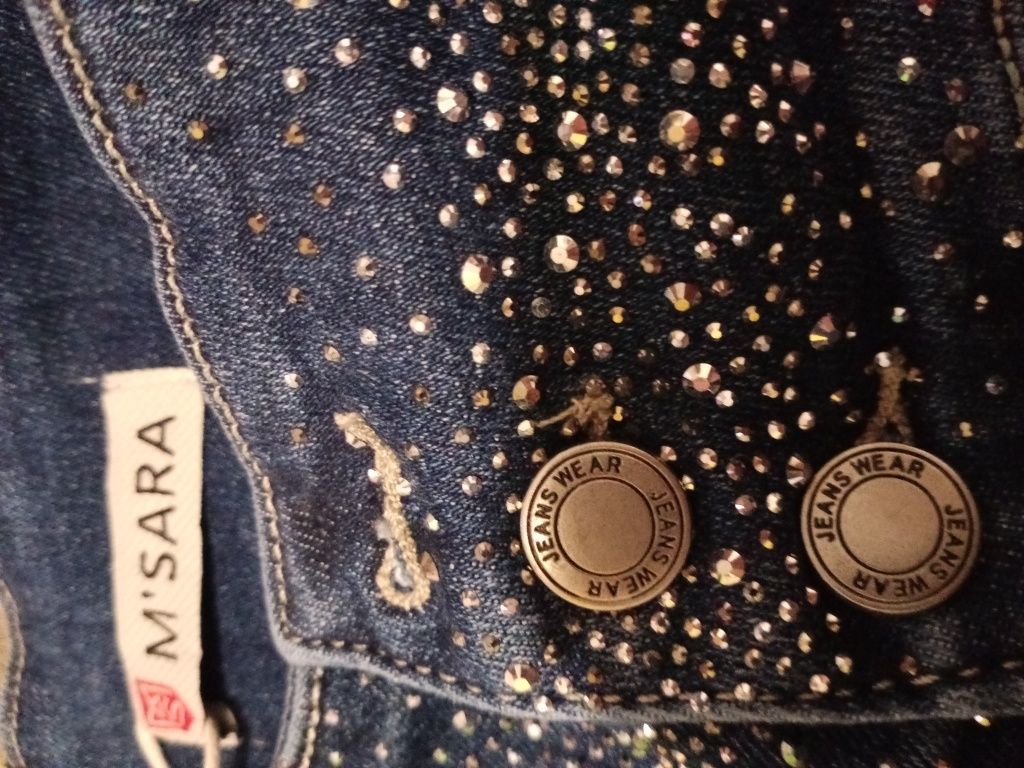 Spodnie Jeans że streczem nowe rozm L sliczne