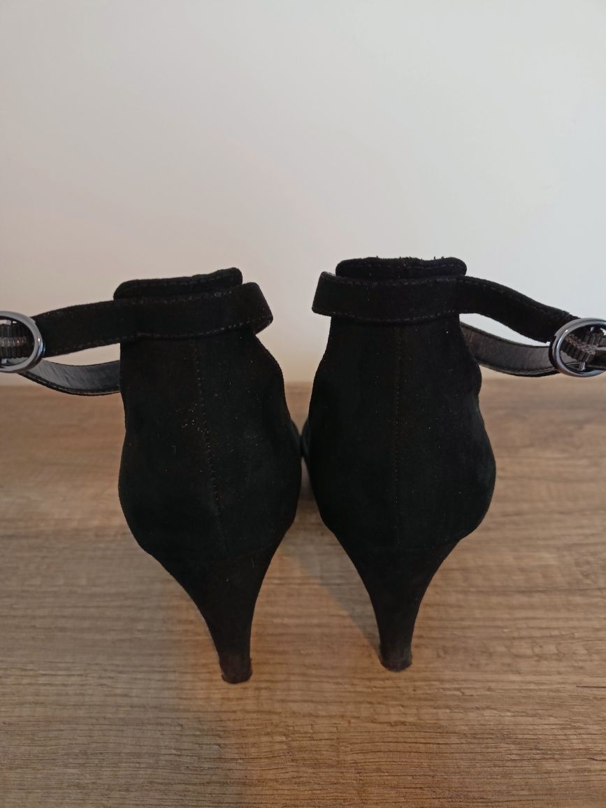 Buty szpilki damskie czarne rozmiar 39 graceland