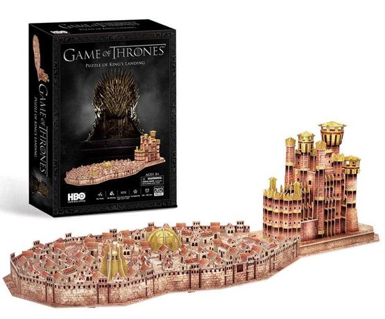Original Puzzle 3D Game of Thrones King's Landing! 262 Peças! C/Fatura