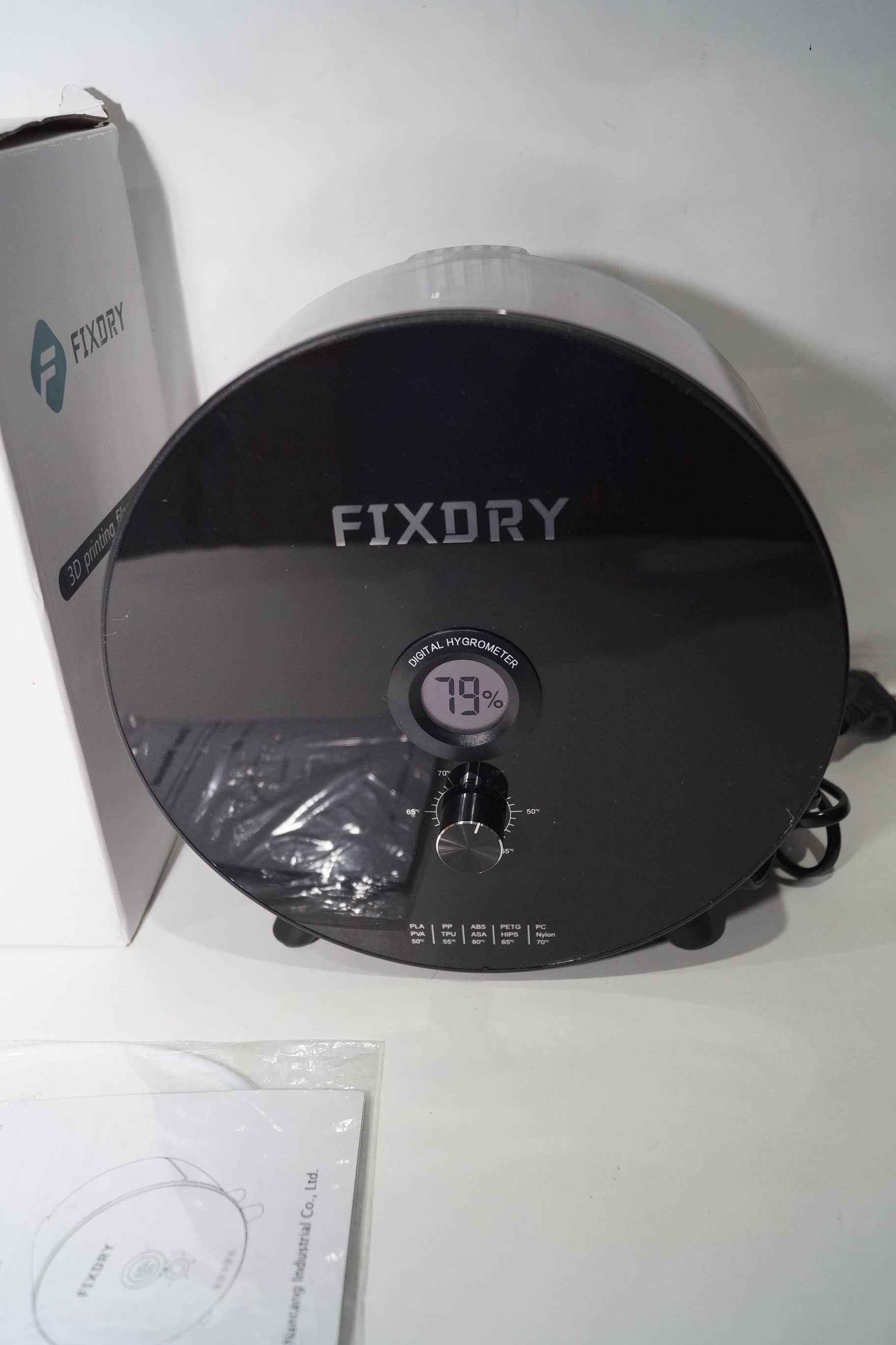 Suszarka do filamentu na filament do drukarki 3D dry box FIXDRY NT3