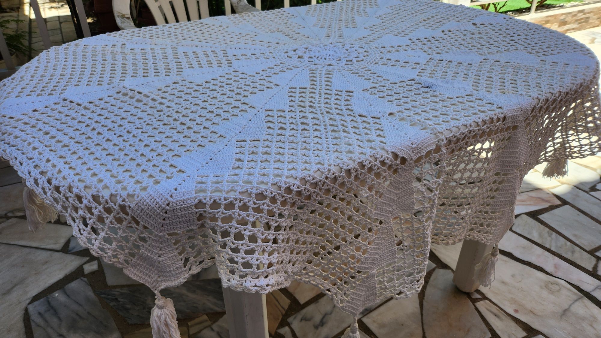 Toalha de mesa em renda
