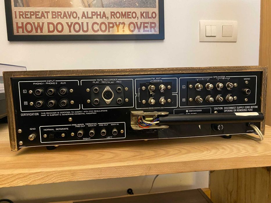 Receiver stereo vintage Kenwood KR 3130