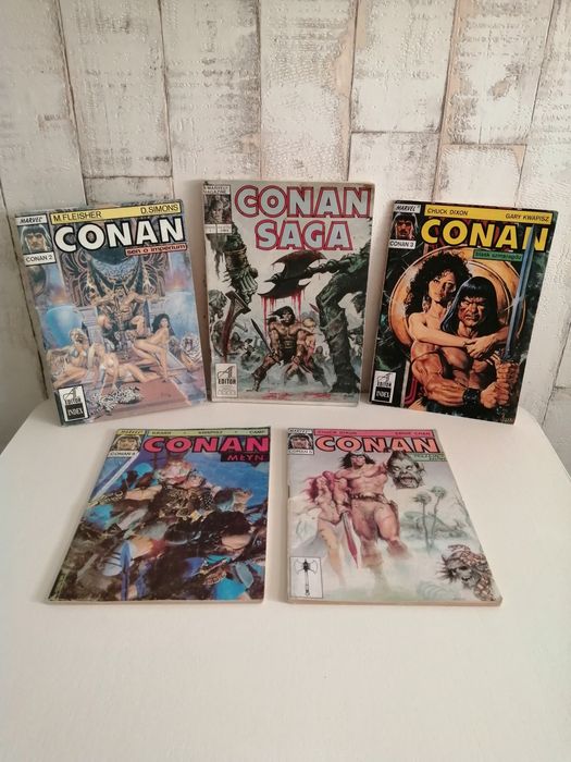 Conan - pakiet 5 komiksów - lata 89 - 90.
