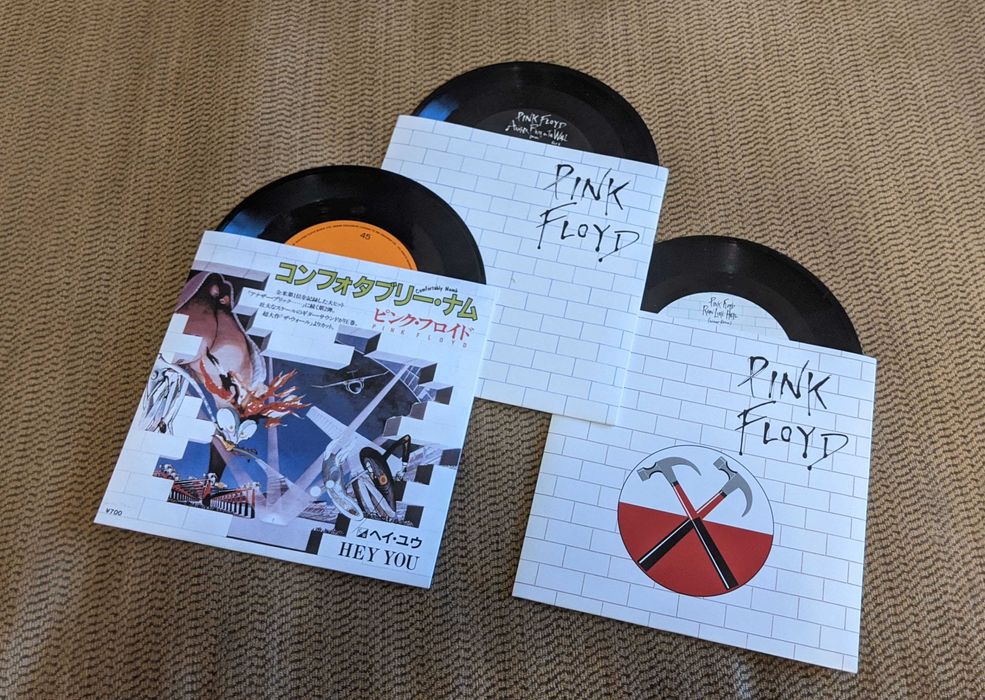 Pink Floyd The Wall Коллекционный набор 7" виниловая пластинка подарок