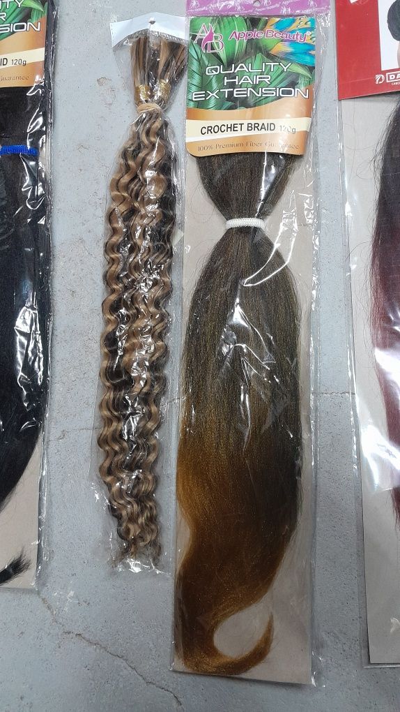 2 montes Aplique de cabelo de teias para gipsy braids
