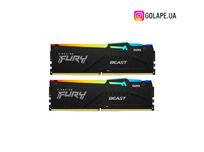 Оперативна памʼять Kingston FURY DDR5-5600 64 ГБ Beast RGB Black