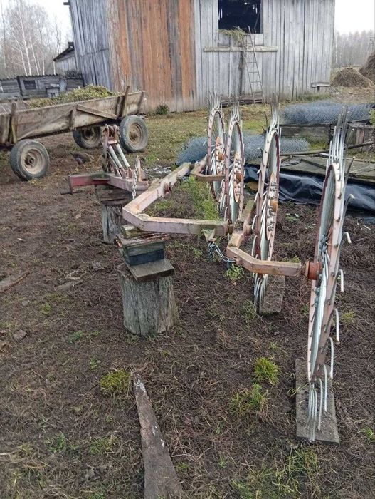 Граблі сонечко-ворошилка на 4 колеса до трактора