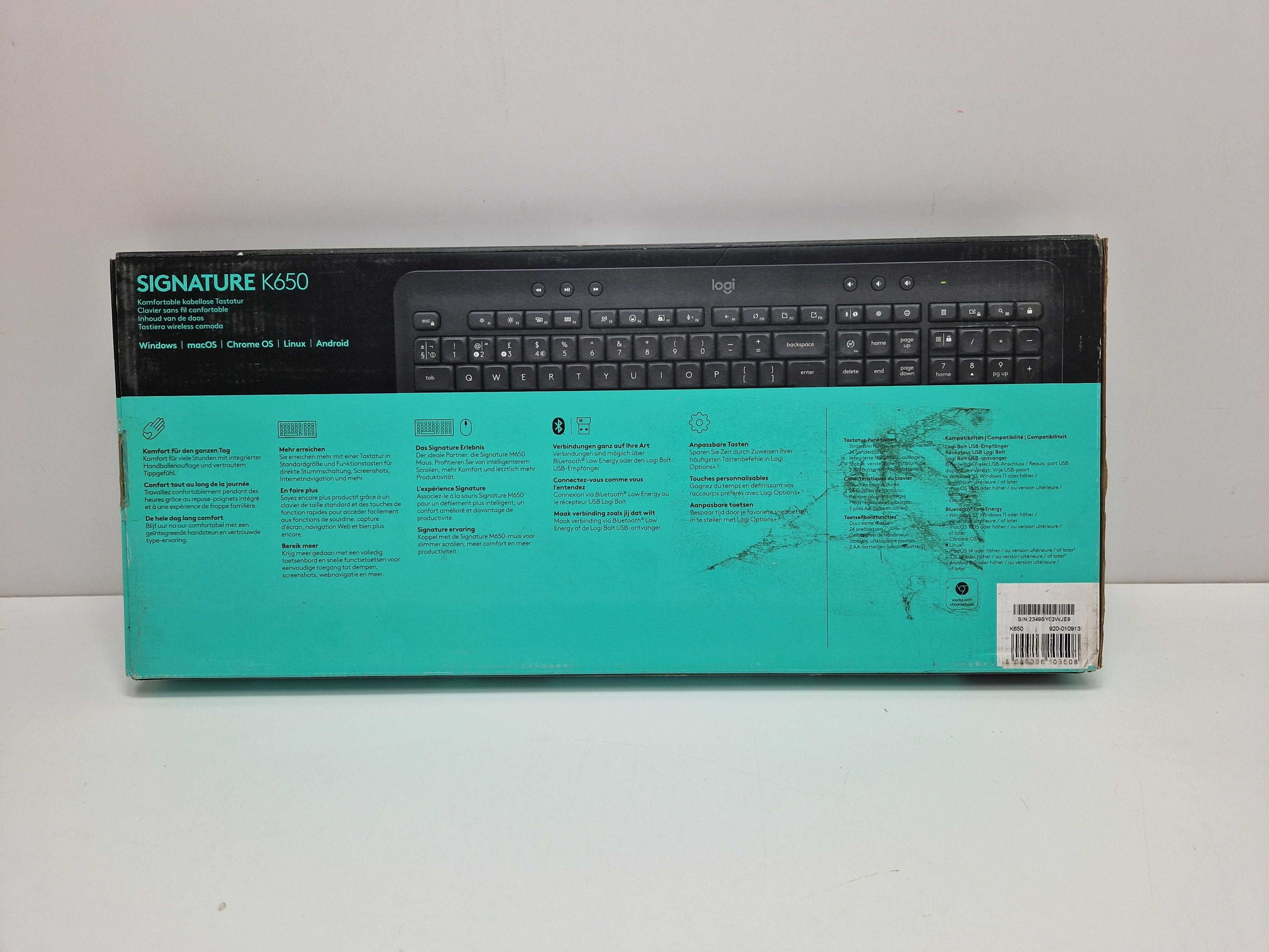 Klawiatura Logitech K650 Signature QWERTZ DE