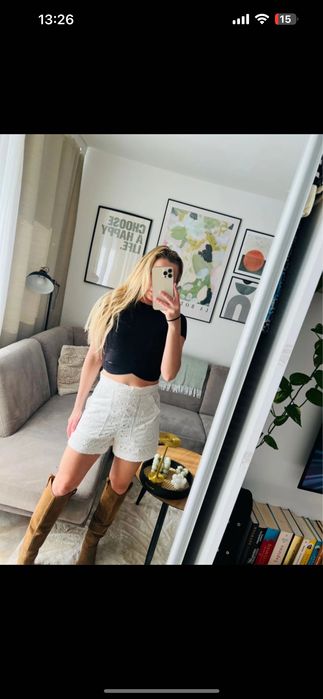 Top sweterkowy rozmiar XS/34 Bershka